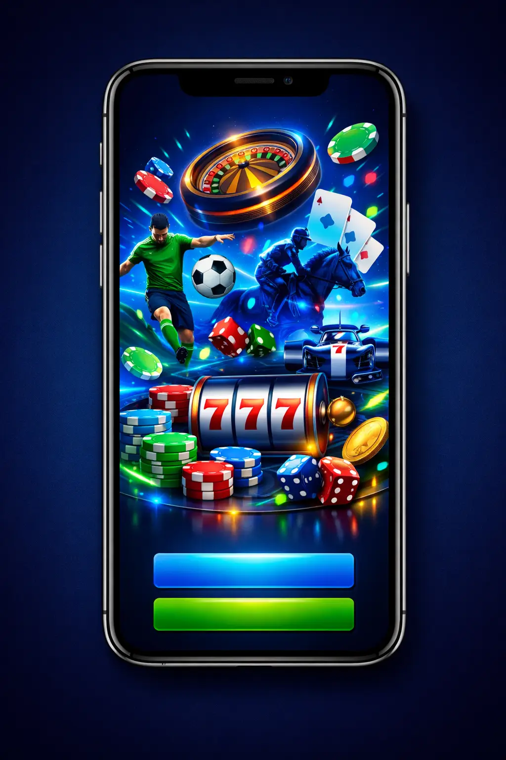 1xBet iOS tətbiqinin App Store-dan quraşdırılması (stilizə edilmiş)